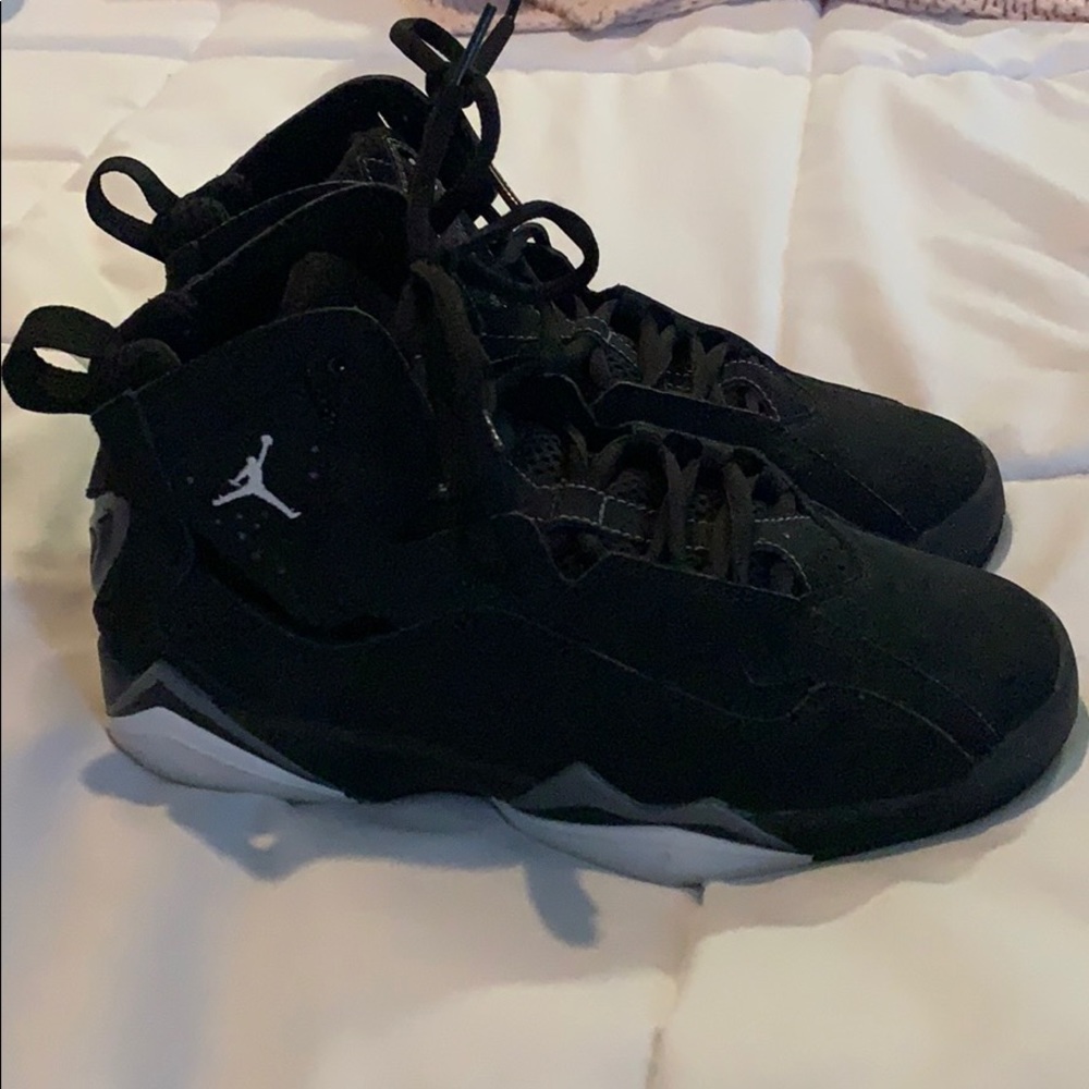 High top black Jordan’s
